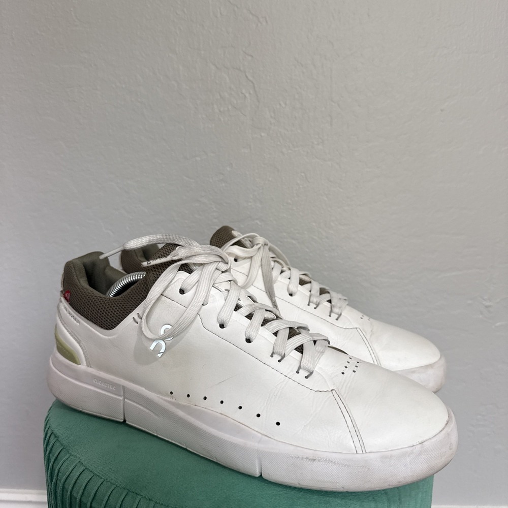 On Running The Roger Clubhouse Tennis Shoes Roger Federer Sneakers White Mens 11